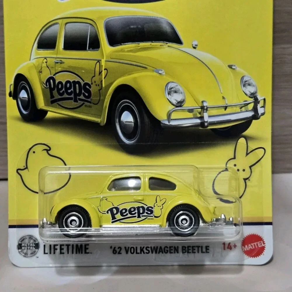 2026 Matchbox Peeps ‘62 Volkswagen Beetle Easter Basket Gift Lot of 3